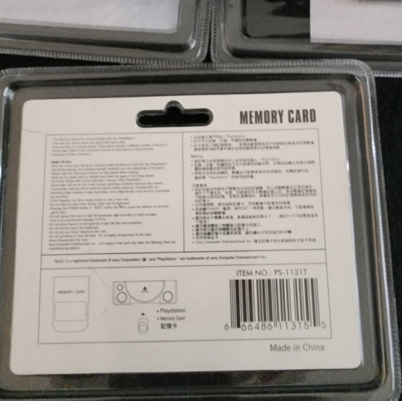 Ps1 Memory Cards - Picture 4 of 4